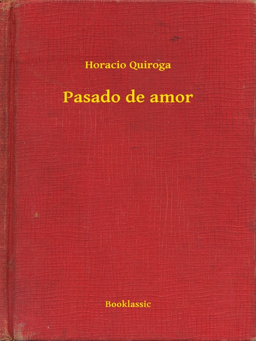 Cover image for Pasado de amor
